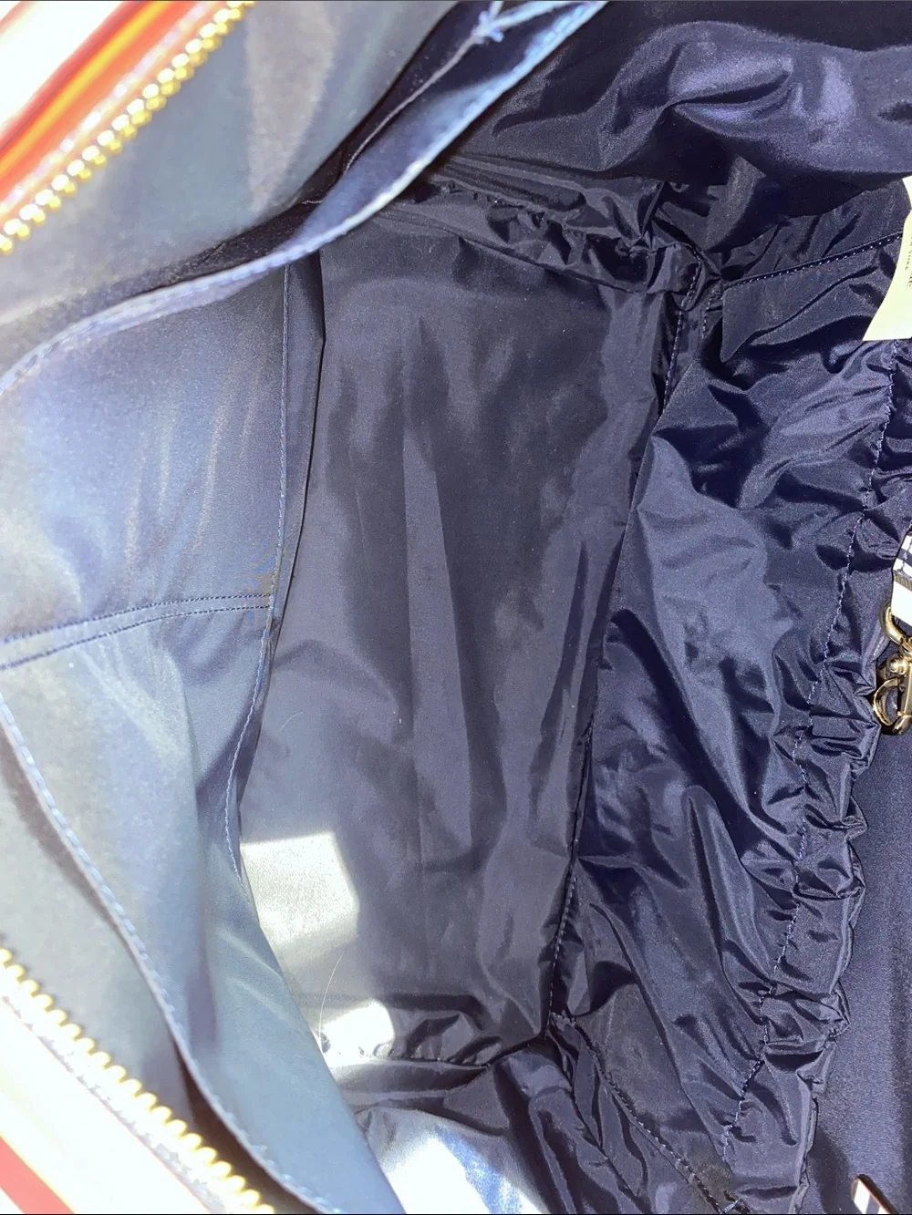 Kate Spade Striped Multi-Color Tote Bag / Diaper bag